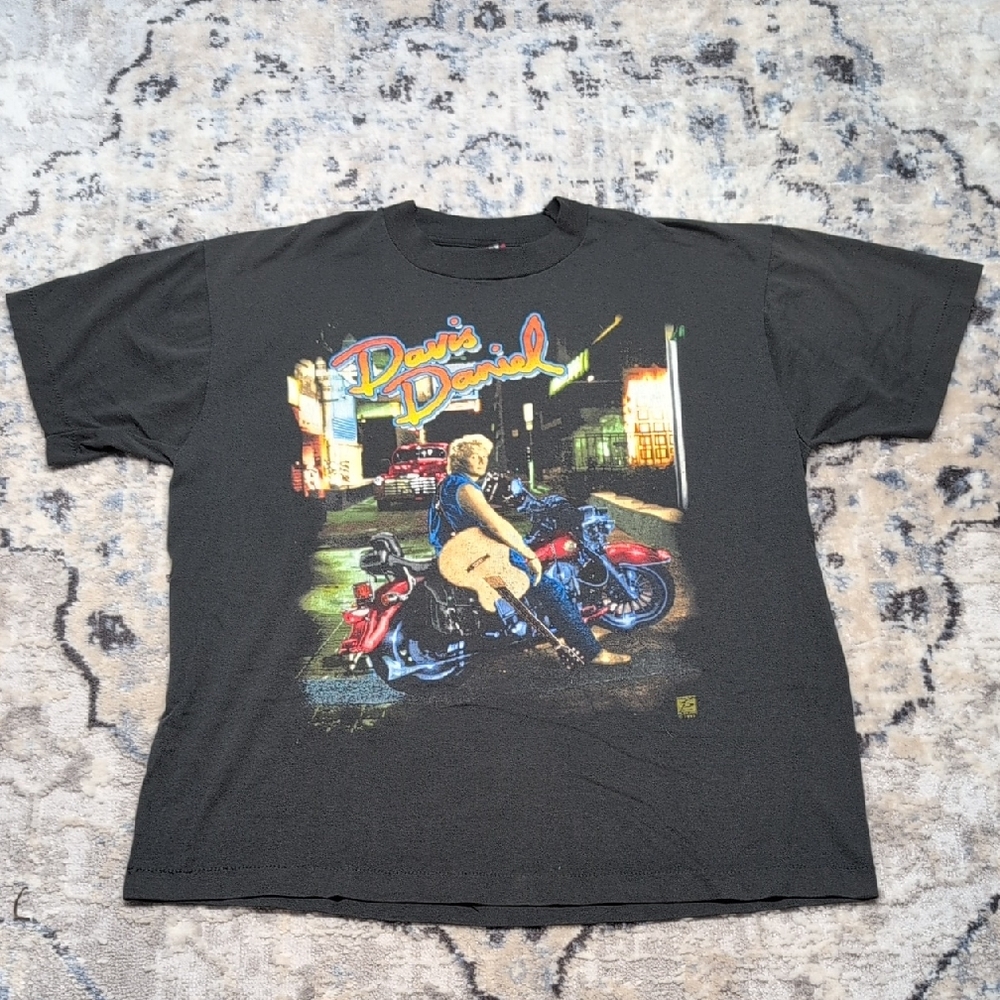 Vintage 1993 Davis Daniel Country Music Tour Tee 🚨 USA Made